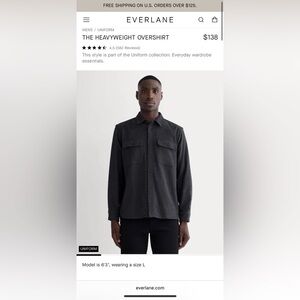 Everlane Overshirt / denim light jacket